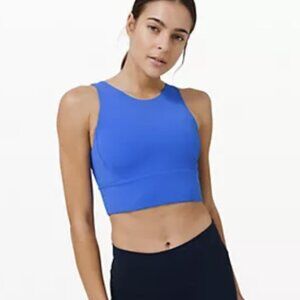 lululemon Stronger As One Longline Bra (Blue)